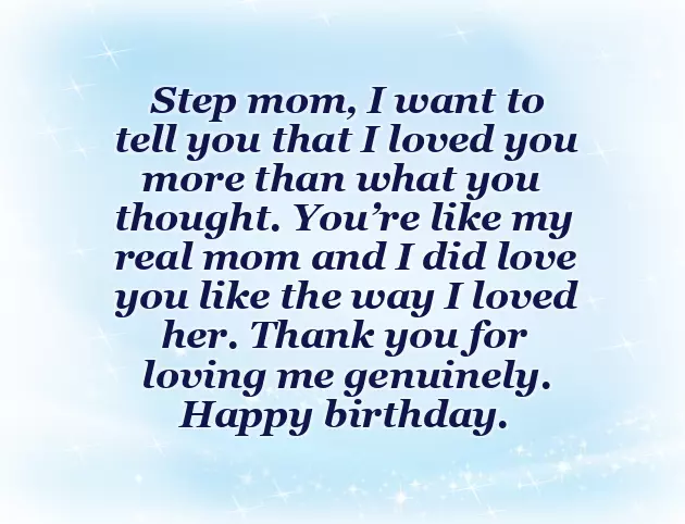 Step Mother Birthday Quotes Step Mother Birthday Quotes