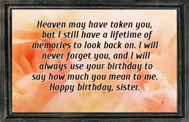 Birthday Wishes To Dear Sister