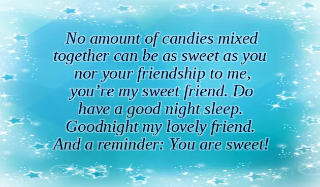 Good Night To Your Friend