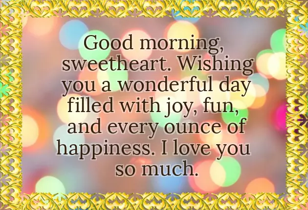 Interesting Good Morning Message