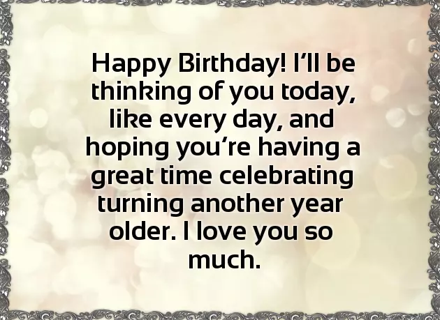 Happy Birthday My Hubby Wishes