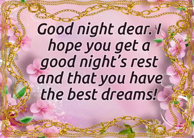 Goodnight Text Message To A Friend