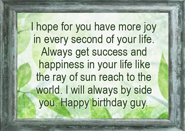 Birthday Greetings To A Friend Male