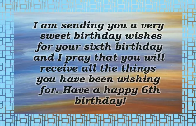 Happy 6Th Birthday To My Nephew Happy 6Th Birthday To My Nephew