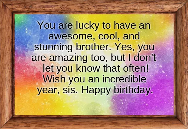 Birthday Greetings To Little Sister Birthday Greetings To Little Sister