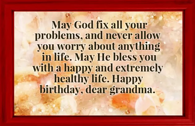 Birthday Wishes To A Grandma