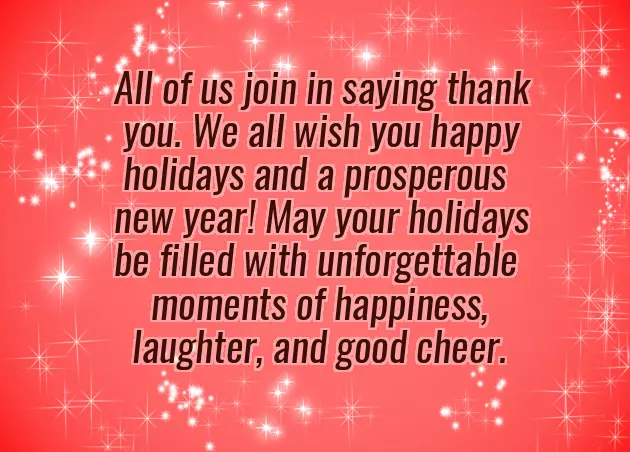 Wishing You A Happy Holiday And New Year Wishing You A Happy Holiday And New Year