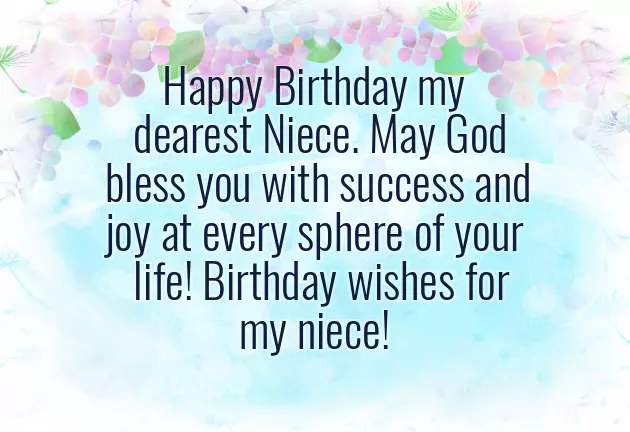 Great Niece Birthday Wishes