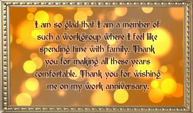 15 Year Work Anniversary Congratulations