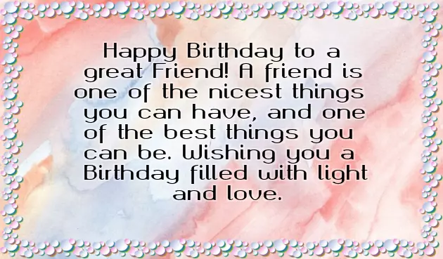 Birthday Wishes For A Very Close Friend