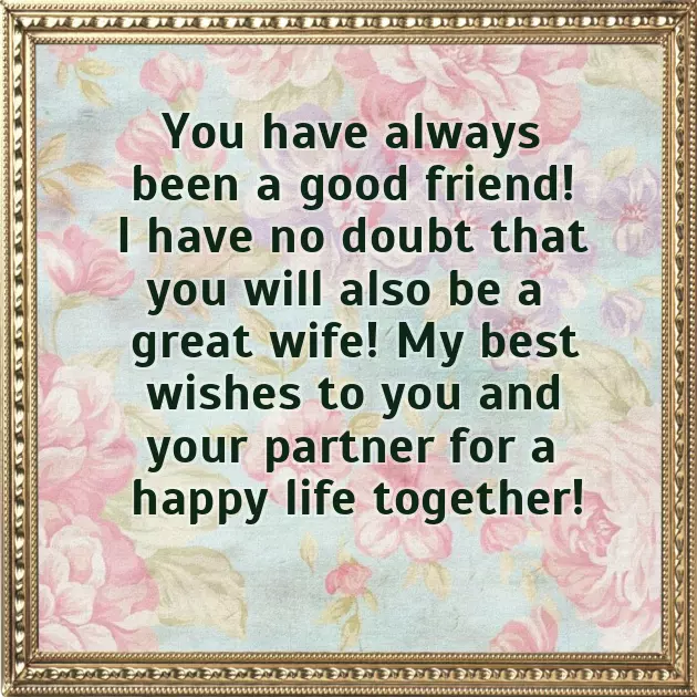 Wishes For New Married Life