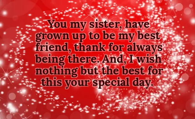 Happy Birthday Wishes To Lovely Sister