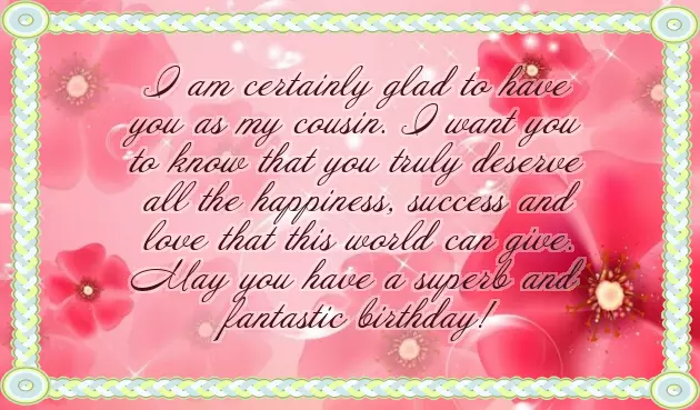 Funny Birthday Quotes For Cousin Sister