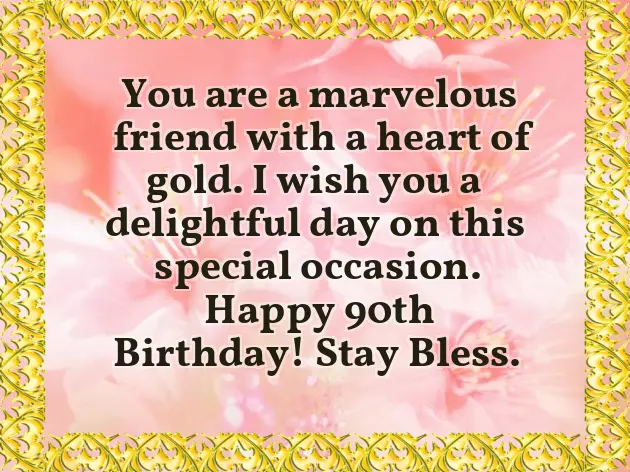 Birthday Wishes 90Th