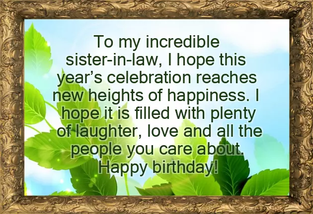 Birthday Wishes My Sister In Law Birthday Wishes My Sister In Law