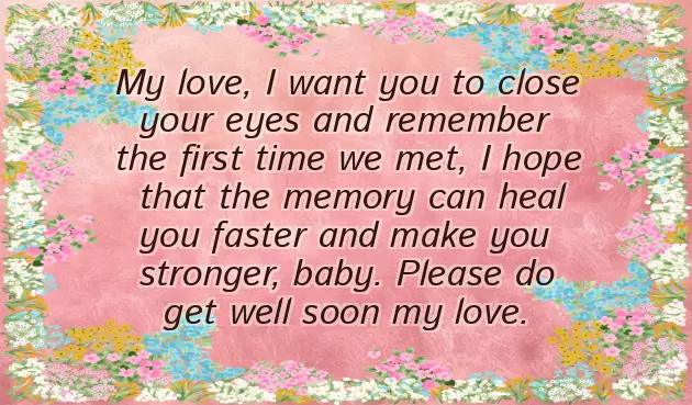 Get Well Soon Message For Her
