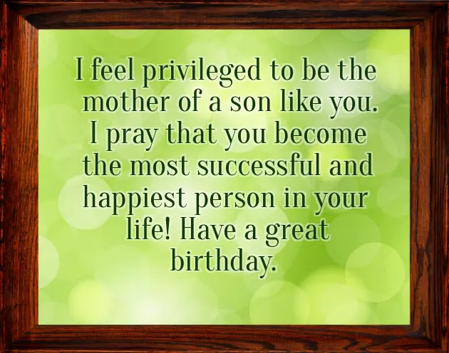 Happy Birthday Handsome Son