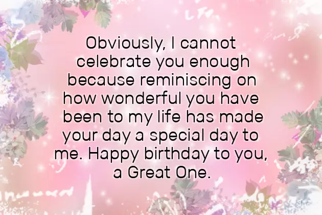 Birthday Wish For A Special Lady