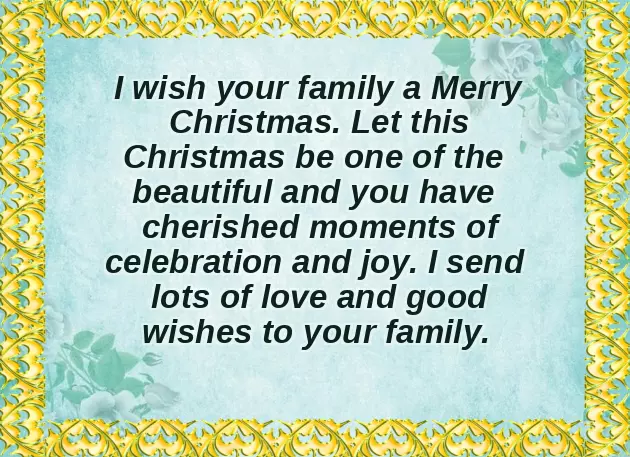 Christmas Wishes For Cousin