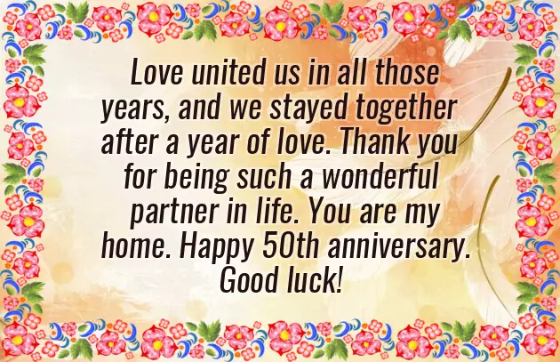 50Th Anniversary Wishes For Grandparents