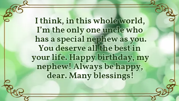 Best Nephew Birthday Quotes