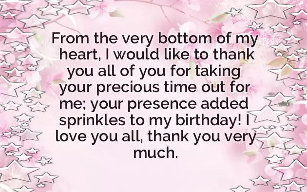 Thank You Friends For Your Lovely Wishes
