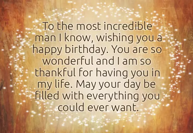 Happy Birthday Greetings For Men