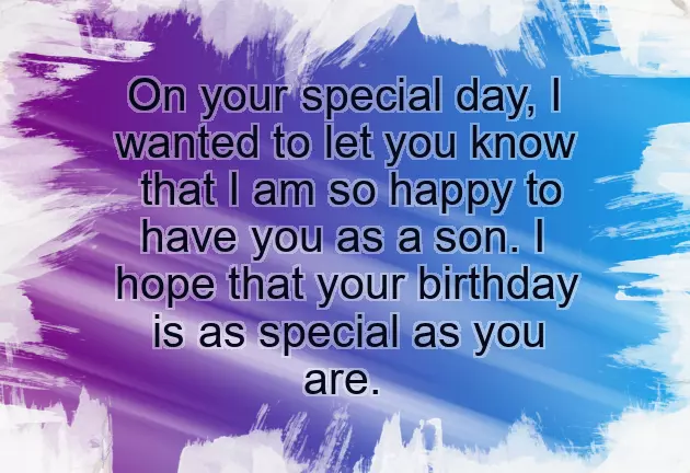 Happy Birthday Quotes For Kid Son