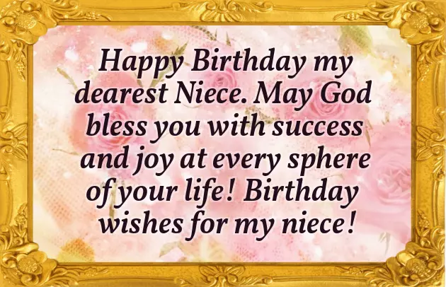 Happy Birthday Niece Blessing