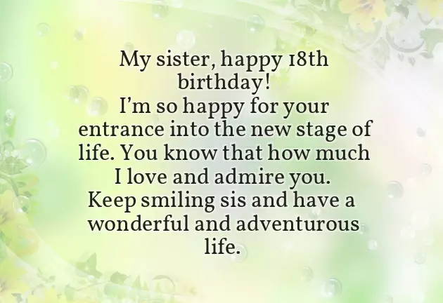 Congratulations 18Th Birthday