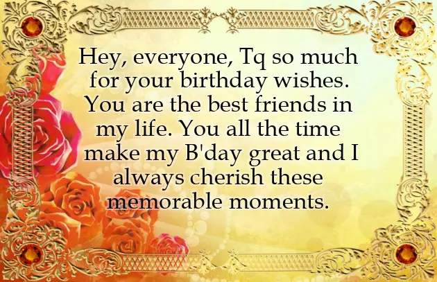 Thanks For Wishes My Birthday Thanks For Wishes My Birthday