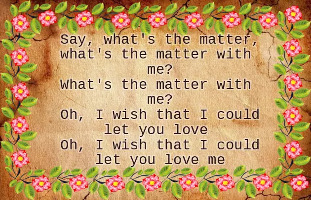 Wish That I Could Let You Love Me