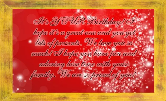 Birthday Wishes For Young Grandson