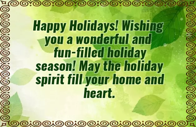 Best Holiday Wishes