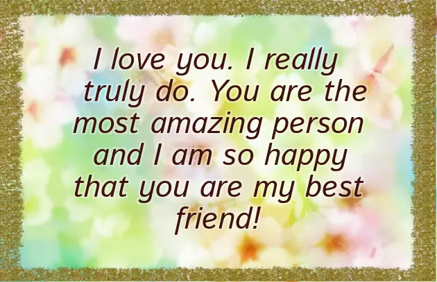 Happy Birthday For Best Friend Letter