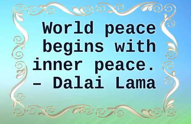 Peace And Harmony Quotes Peace And Harmony Quotes