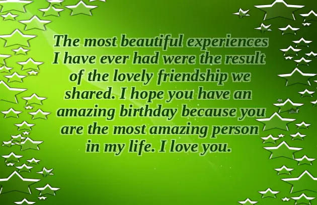Birthdays Wishes For Best Friend Female
