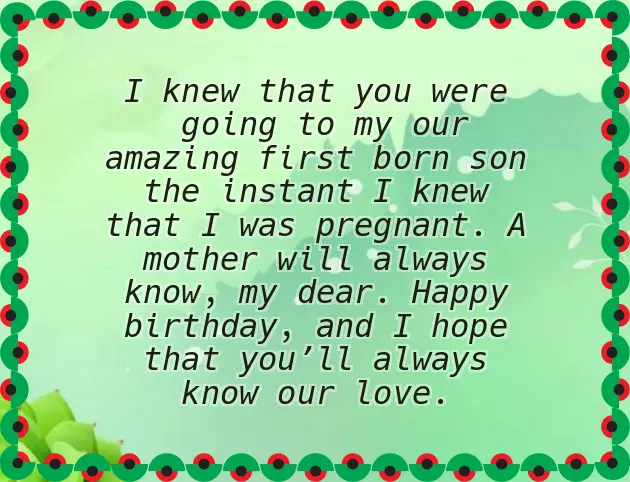 Elder Son Birthday Quotes