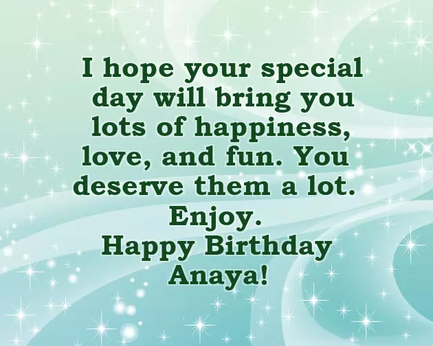 Happy Birthday Annaya Wishes Happy Birthday Annaya Wishes