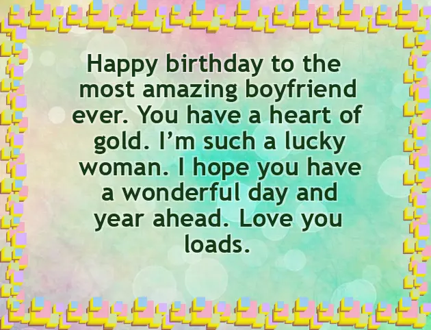 Birthday Wishes For Him With Love