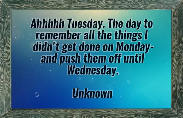 Tuesday Blessings Messages