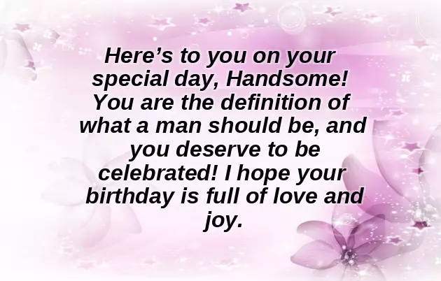 Male Birthday Greetings