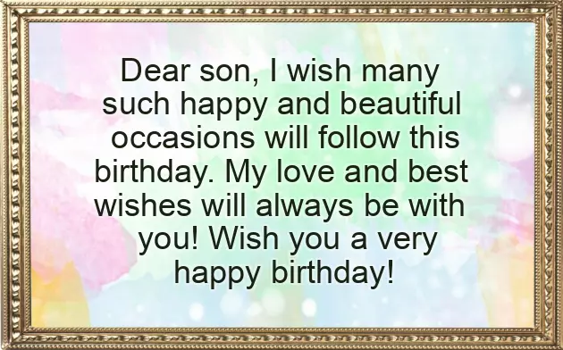 Birthday Wishes For Baby Son From Mom Birthday Wishes For Baby Son From Mom