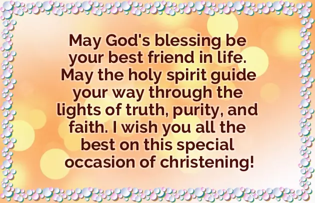 Baptism Wishes For Baby Girl