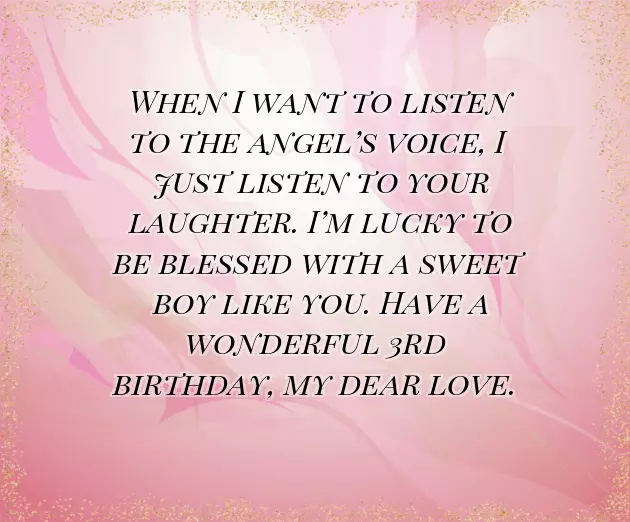 Baby Boy Happy 3Rd Birthday Wishes Baby Boy Happy 3Rd Birthday Wishes