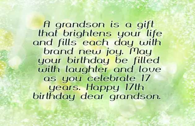 17Th Birthday Wishes