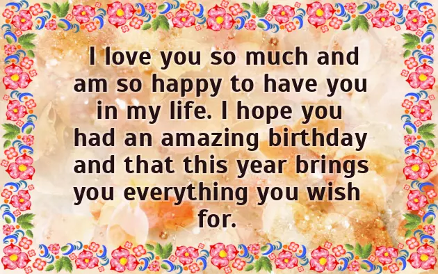 Belated Birthday Wishes To Girlfriend