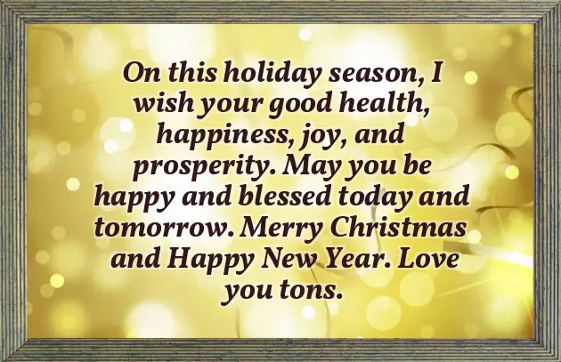 Merry Christmas To All Friends And Family