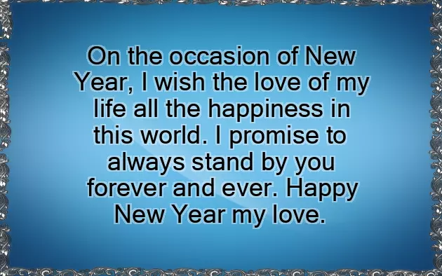 New Year Msg To Love