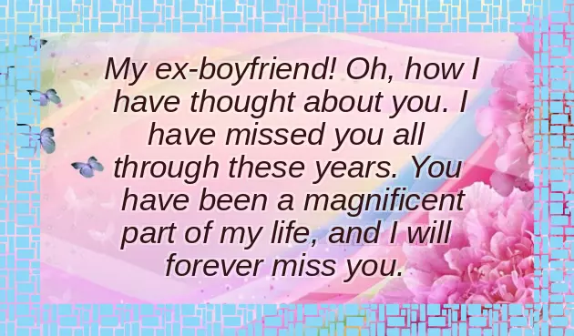 Happy Birthday My Ex Boyfriend